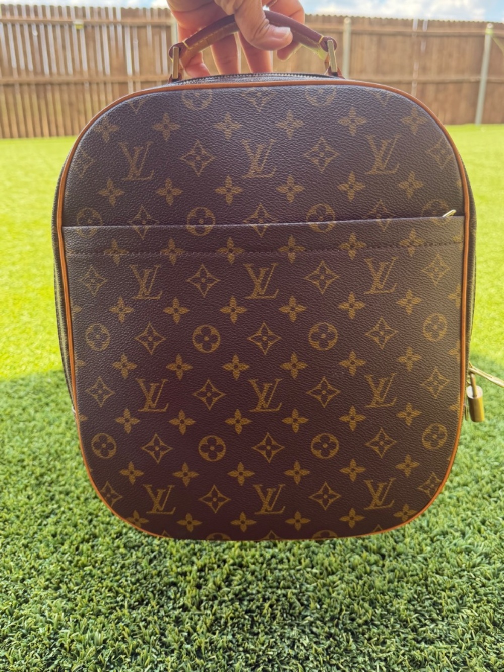 Authentic LOUIS VUITTON Monogram Sac a Dos Packall